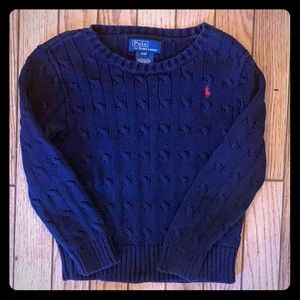 POLO 4T Cable Knit Pullover Sweater